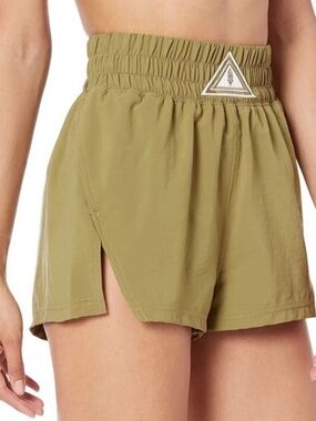 Free People | Movement Next Round Shorts Muted Sage Green